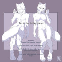 [Pay2Use]: Anthro Wolf/Canine female