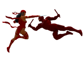 Elektra and Daredevil