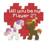 Valentines- Sweetie Belle and Button Mash