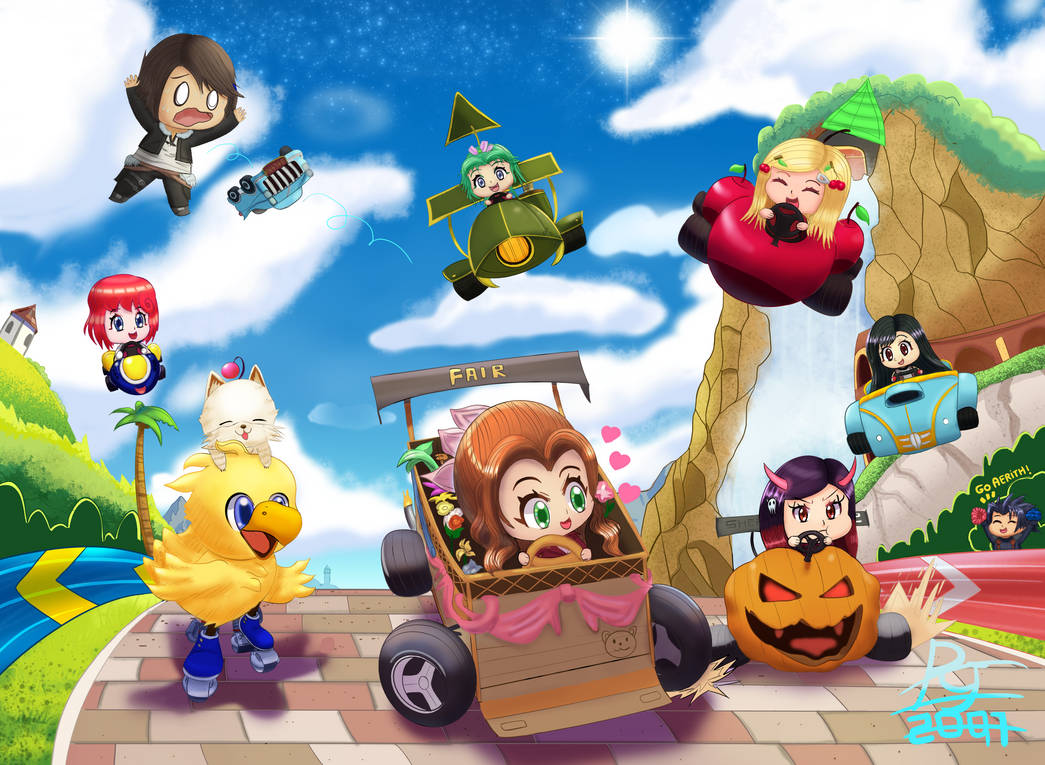 Chocobo Racing Girl Character The Chocobo Racers by RJ-2097 on DeviantArt