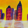 Abstract City on Sunset
