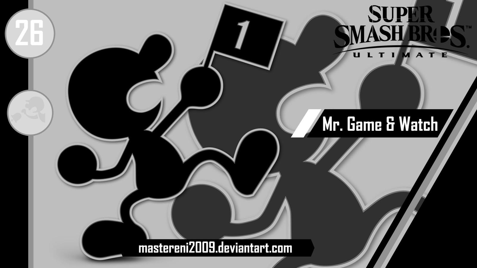 Ssbu Custom Wallpaper 26 Mr Game And Watch By Mastereni2009 On Ssbu Custom Wallpaper 26 Mr Game And Watch By Mastereni2009 On