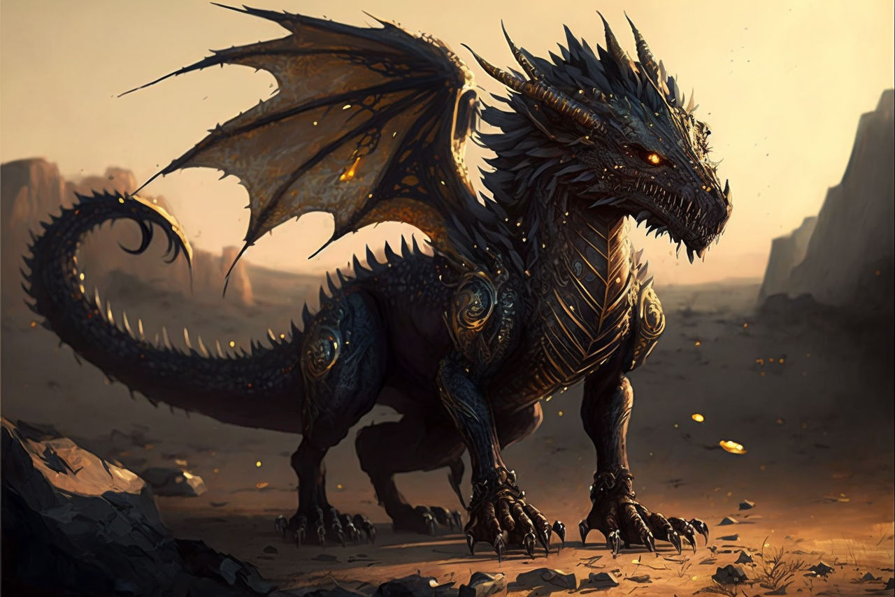 Somat Black Dragon by SomatArt on DeviantArt