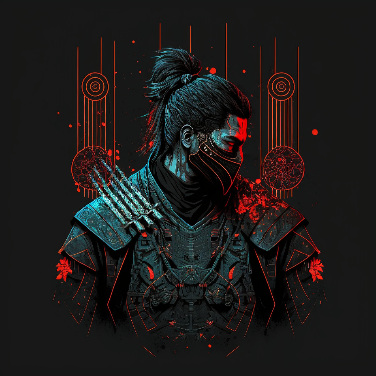 Neon-Ninja by SomatArt on DeviantArt
