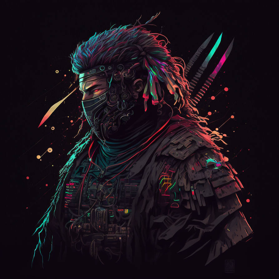 Neon-Ninja by SomatArt on DeviantArt
