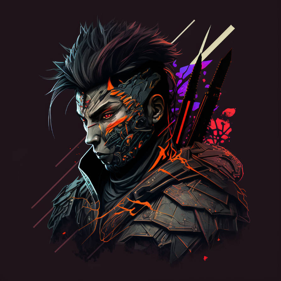 Neon-Ninja by SomatArt on DeviantArt