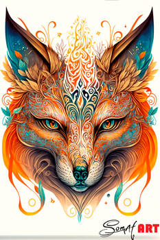 Somat Fox tattoo (kitsune)
