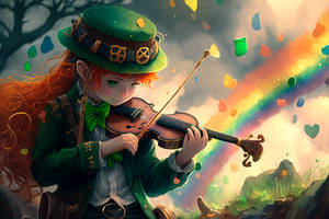 somat A leprechaun musician