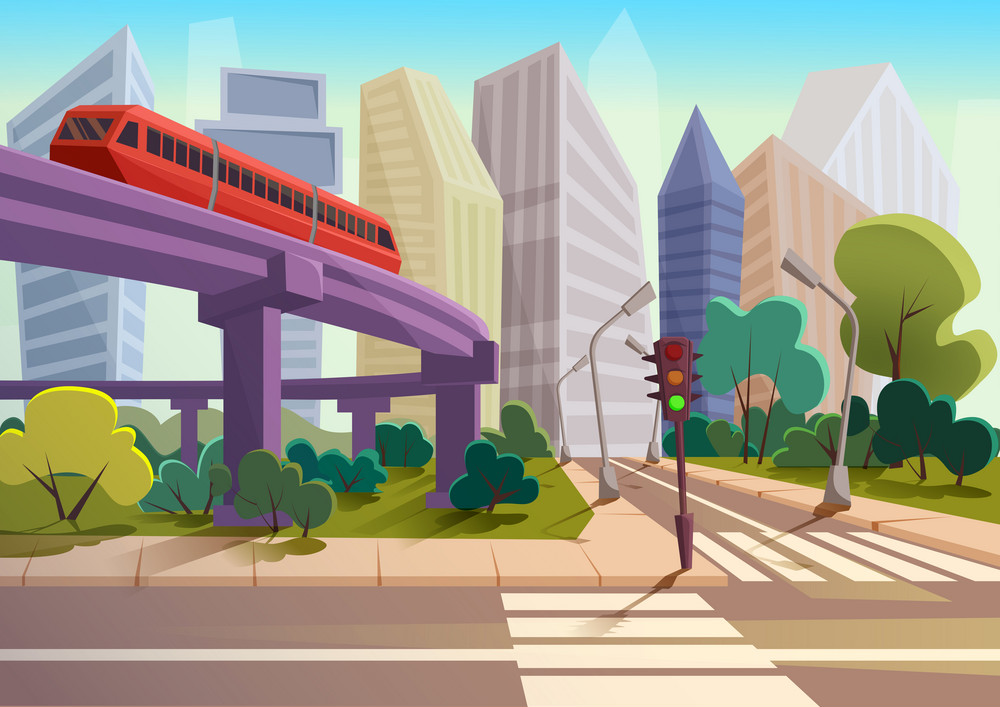 Cartoon City Background - 1 by AnimalToonStudios20 on DeviantArt