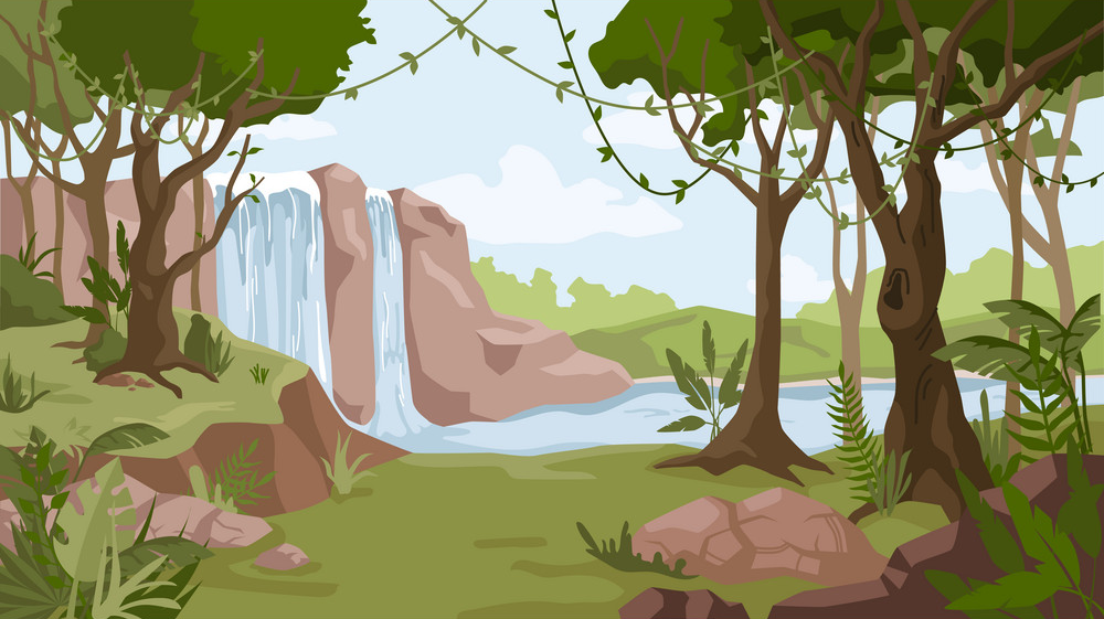 Cartoon Jungle Background - 5 by AnimalToonStudios20 on DeviantArt