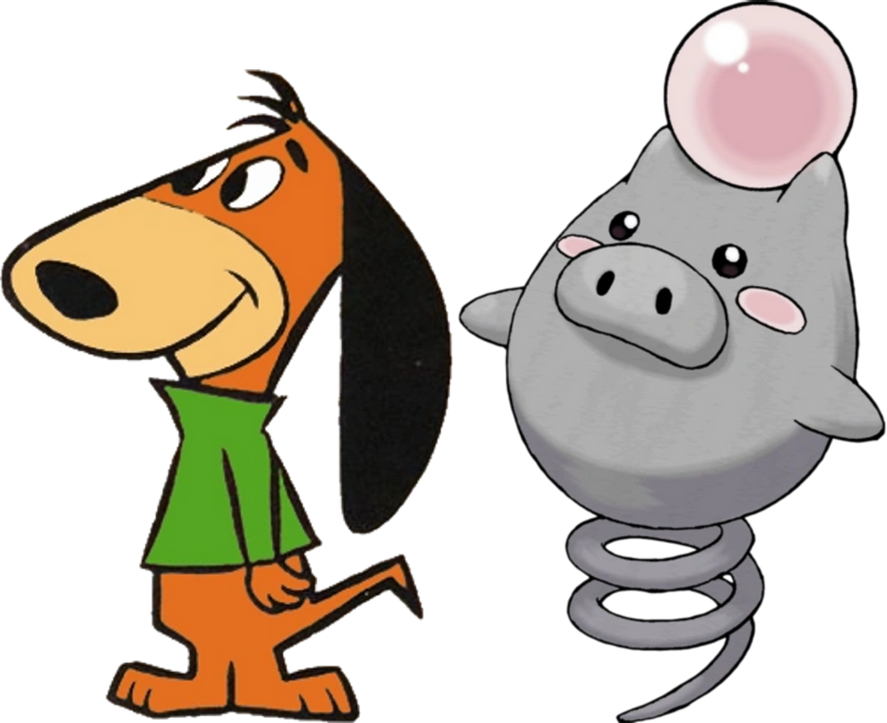 Augie Doggie With Spoink by AnimalToonStudios20 on DeviantArt