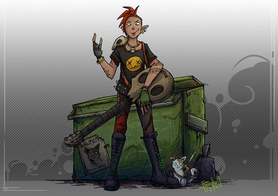 Punk Tech Deviantart Punk Band of the Alley by AdamScythe on DeviantArt