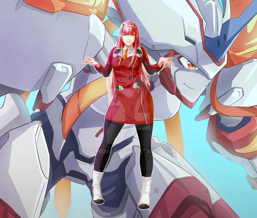 Zero Two and Strelitzia - Commission by Feindall on DeviantArt