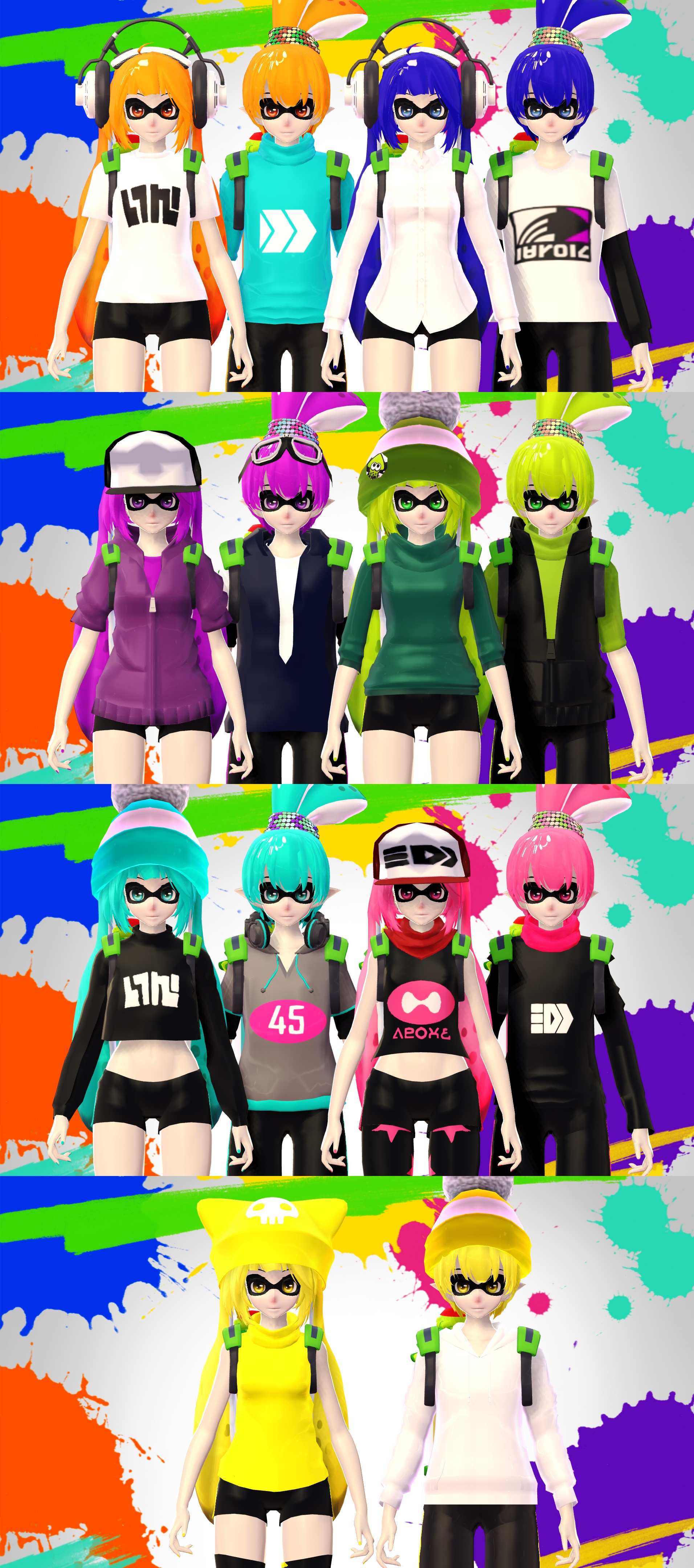 [MMD] Squid Kids [No more DL]