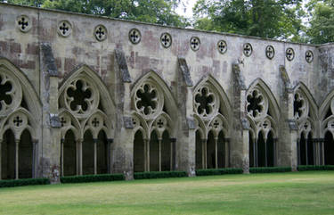 Salisbury Cathedral Courtyard
