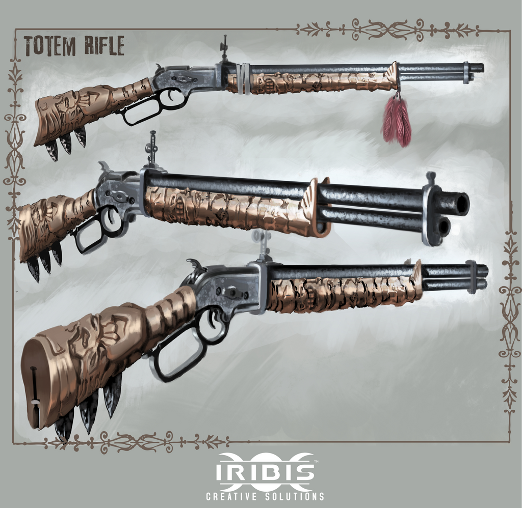 Native American Western Rifle by bonesdeviant on DeviantArt