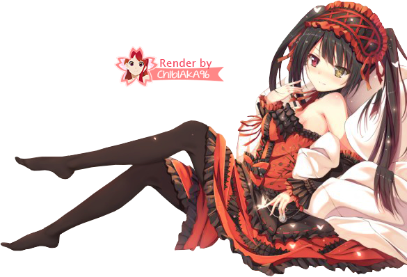 Date A Live: Date A Bullet Kurumi Tokisaki Render by Kotoreh on DeviantArt