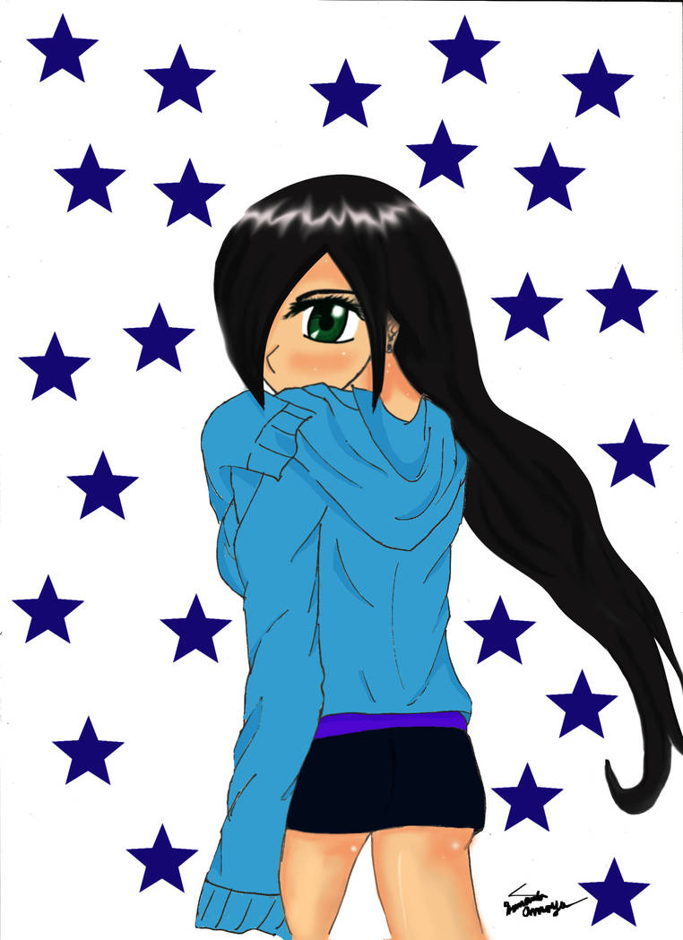 anime girl made on GIMP by PASSIONEXOTIC on DeviantArt
