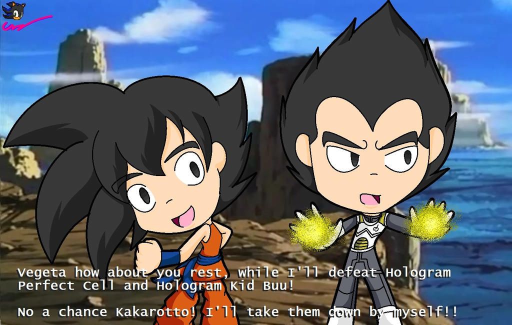 .:Vegeta and Goku:. Screenshot