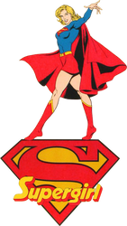 Supergirl with Logo