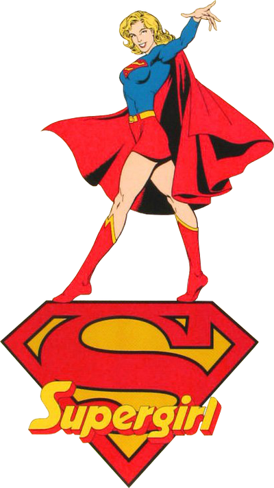 Supergirl with Logo by SuperRenders