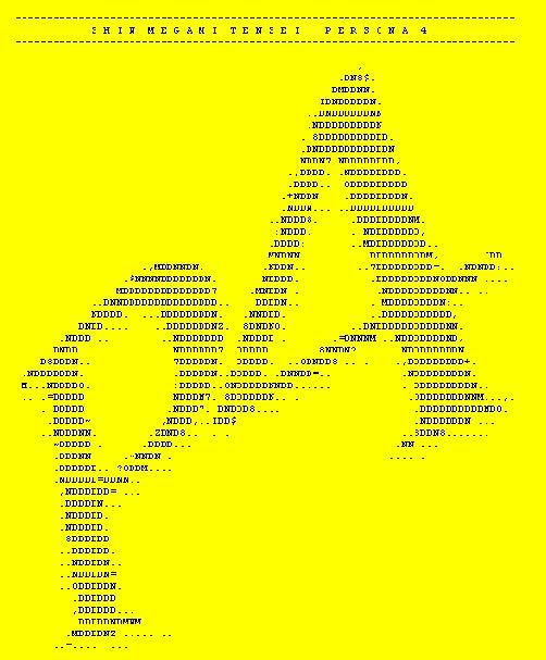 Persona 4 Texttype Title by re3lockdown on DeviantArt