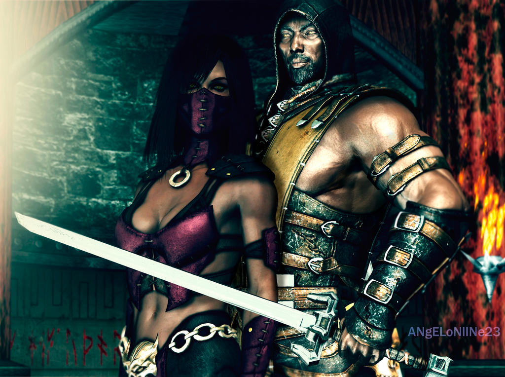 Mkx After Story Mileena X Skorpion