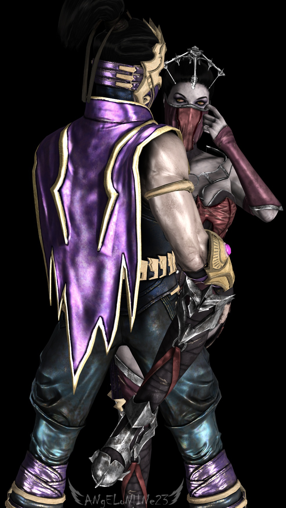 MkX Mileena x Baraka by ANgELoNlINe23 on DeviantArt