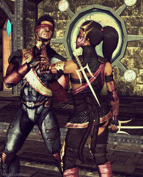 MkX  Mileena x  Kenshi