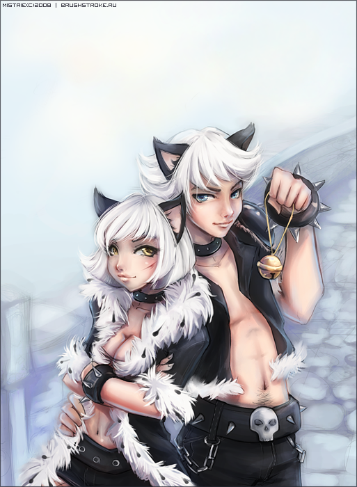 RO. Black cats. colored by AppleSin