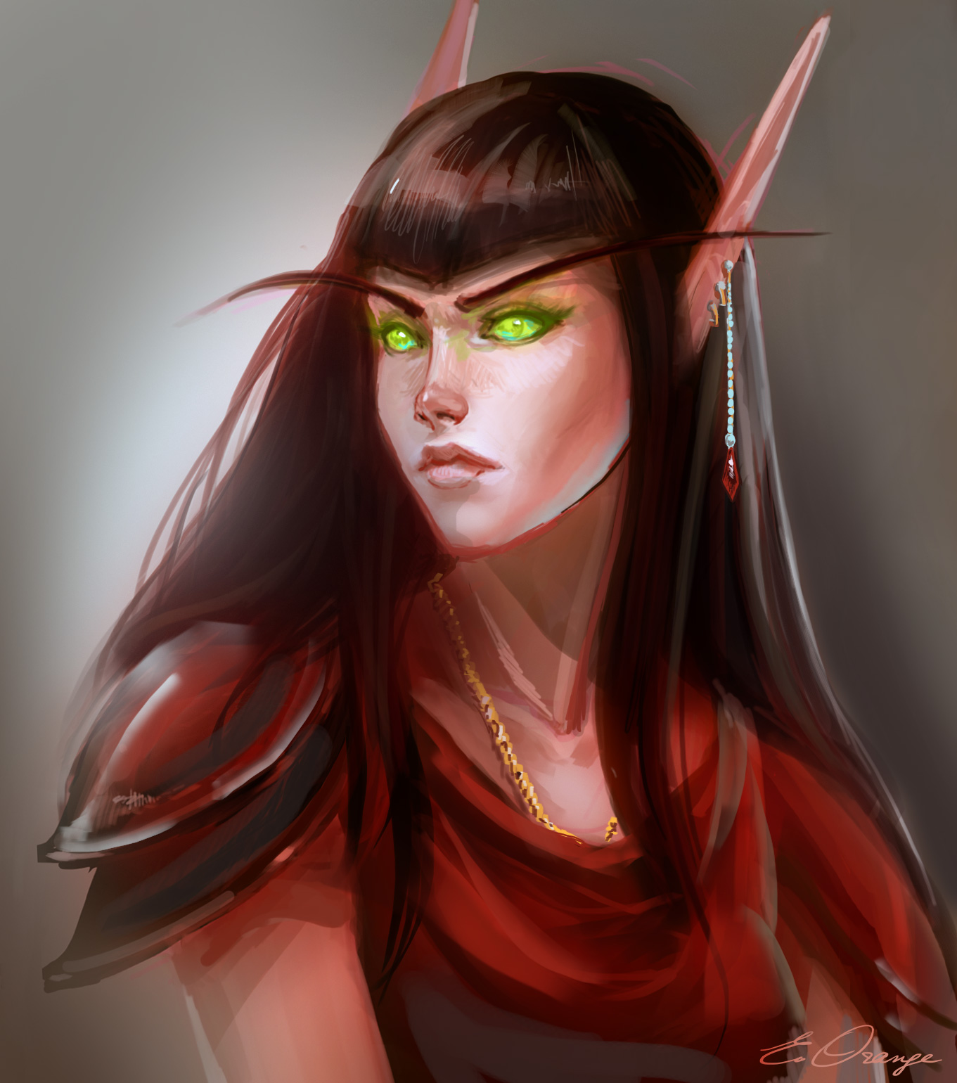 Blood elf commission