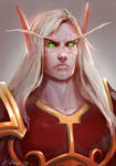 WoW: Vranr the Blood Elf by AppleSin