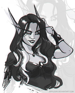 WoW: quick sketch commish by AppleSin WoW: quick sketch commish by AppleSin