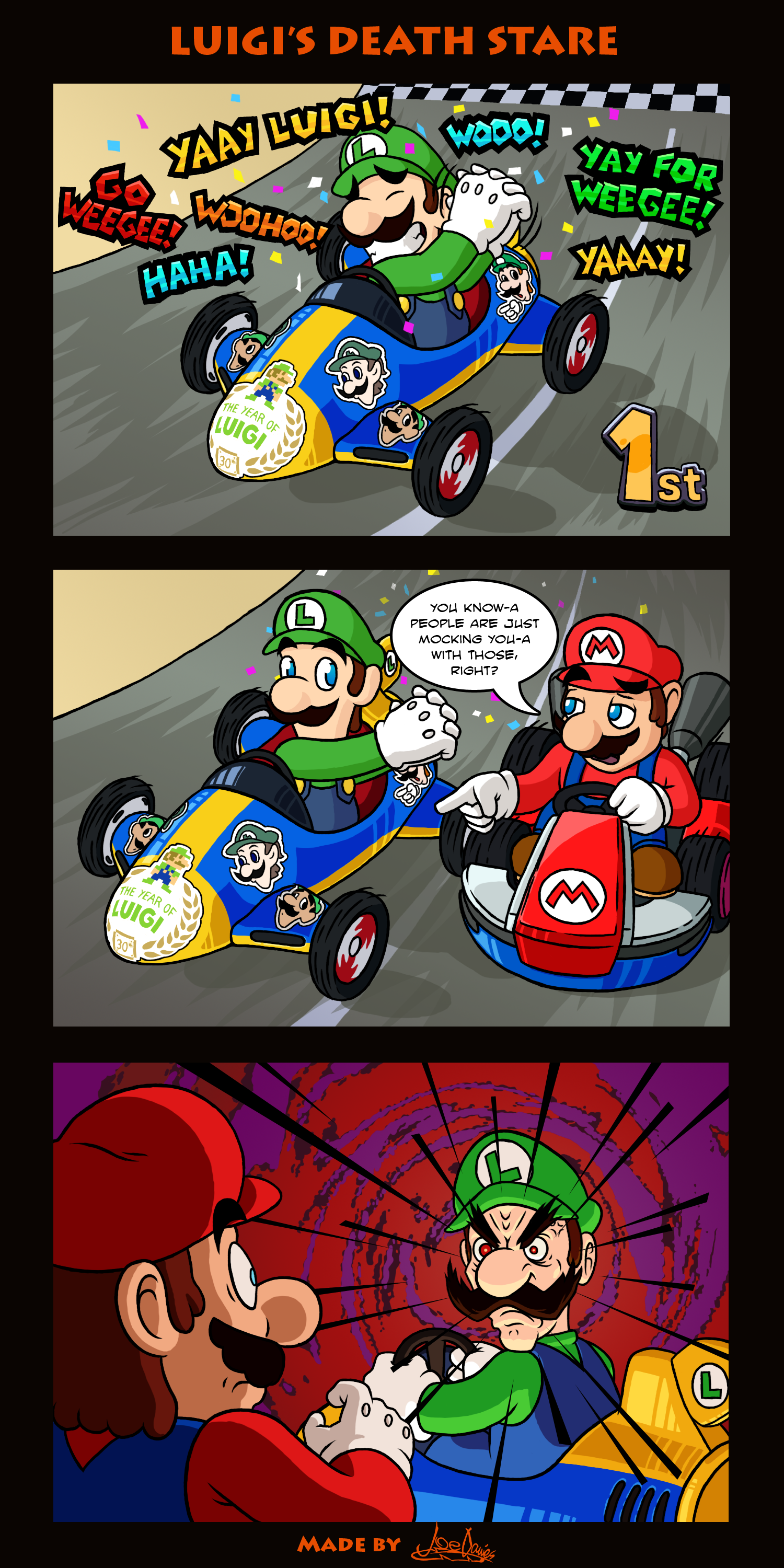 Luigi s Death Stare By The Quill Warrior On DeviantArt luigi-s-death-stare-by-the-quill-warrior-on-deviantart