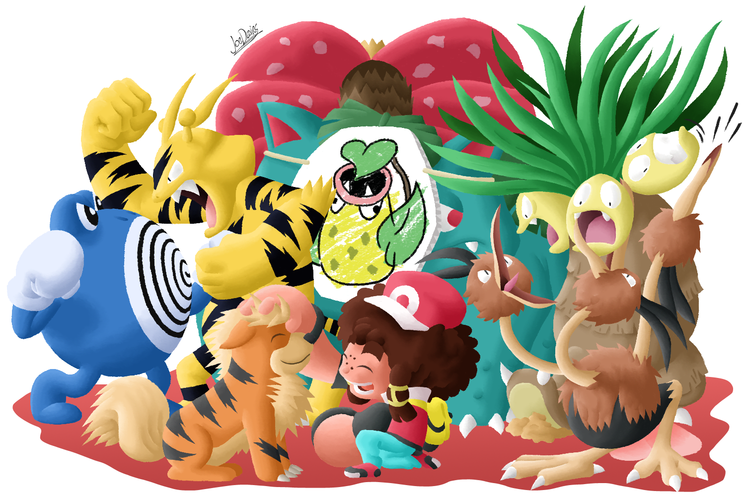 Ash's Alola team by Darkhameleon on DeviantArt