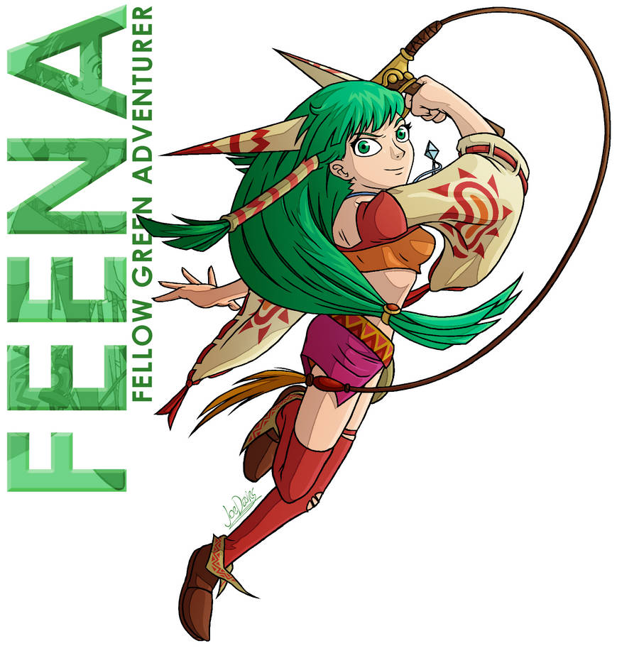 Feena Grandia - Feena by The-Quill-Warrior on DeviantArt