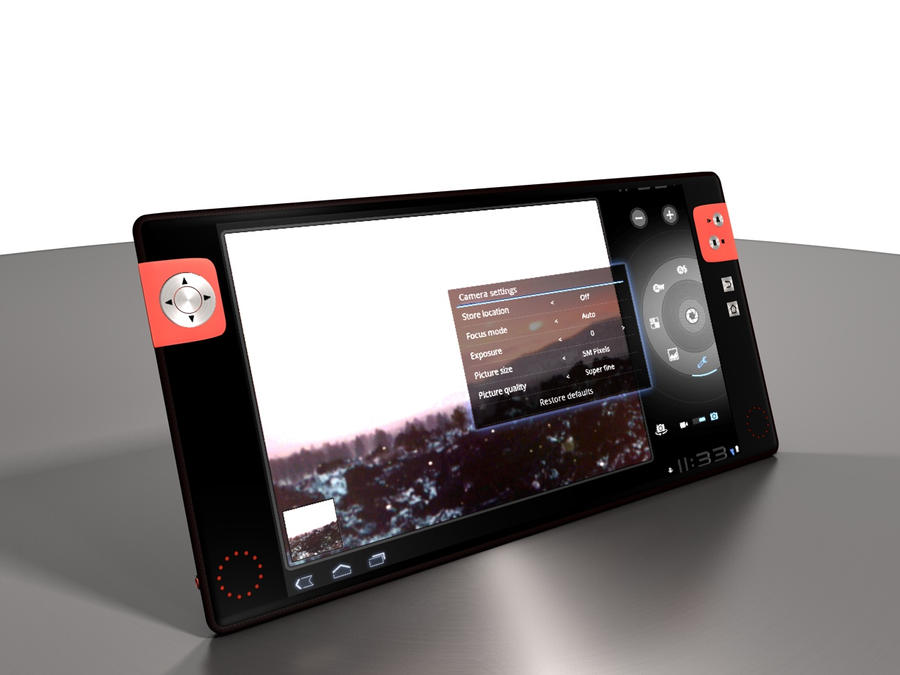 Android 3.0 tablet trial WIP 7 by MandesDesign