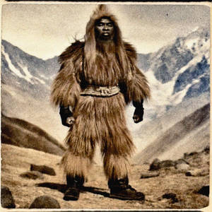 1925 photograph of a Nepalese Yeti Shaman