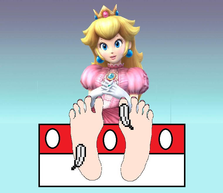 Princess Peach Stock Tickle