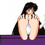 Sailor Mars Feet Up