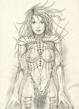 Biomechanical Girl Old Stuff