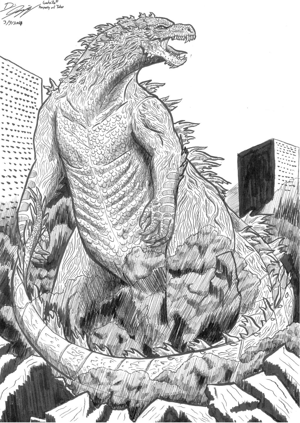 Godzilla Has Risen Godzilla Rises by DevinQuigleyArt on DeviantArt