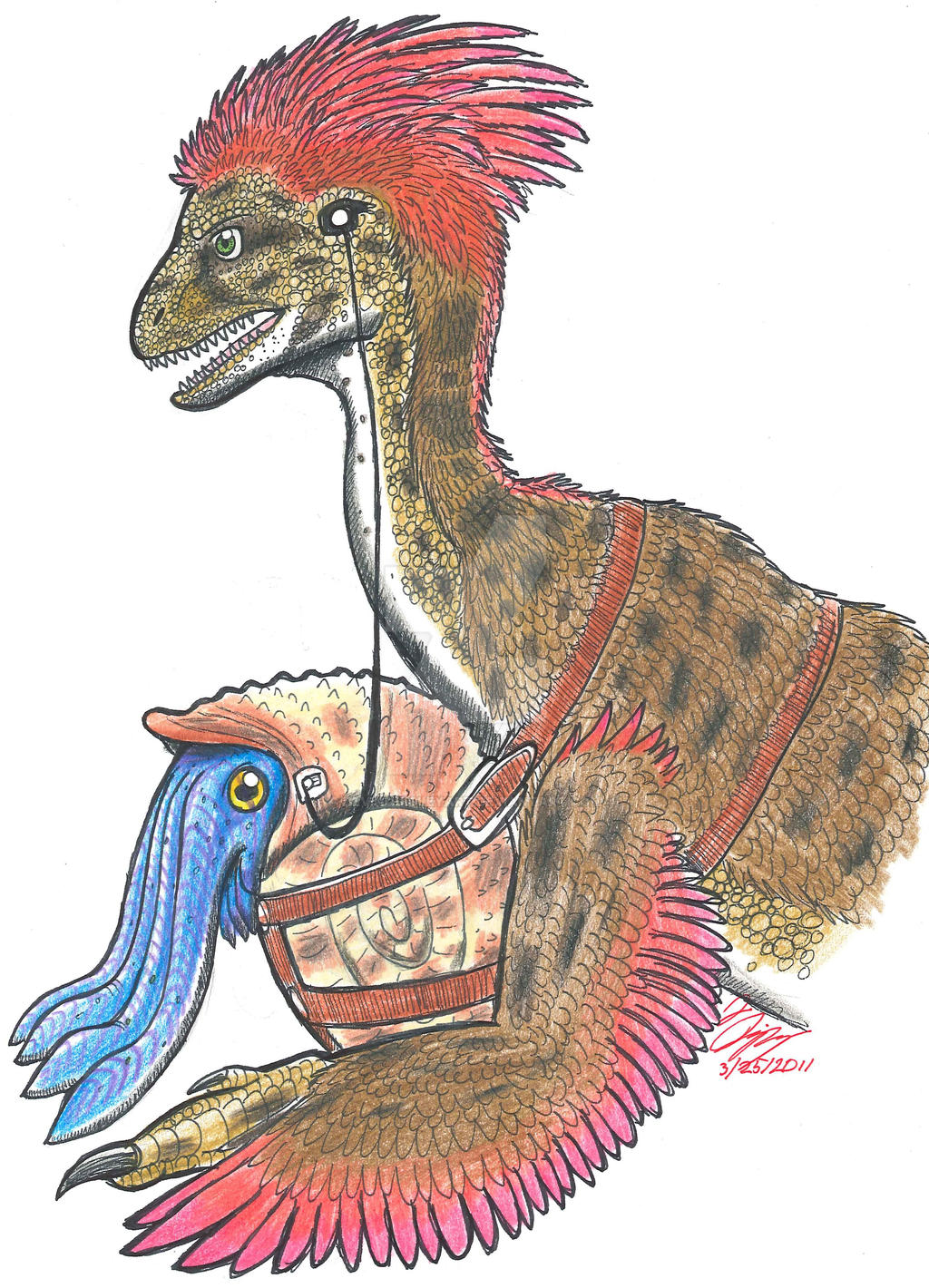 Coelurus Deviantart Coelurus and Ammonite by DevinQuigleyArt on DeviantArt