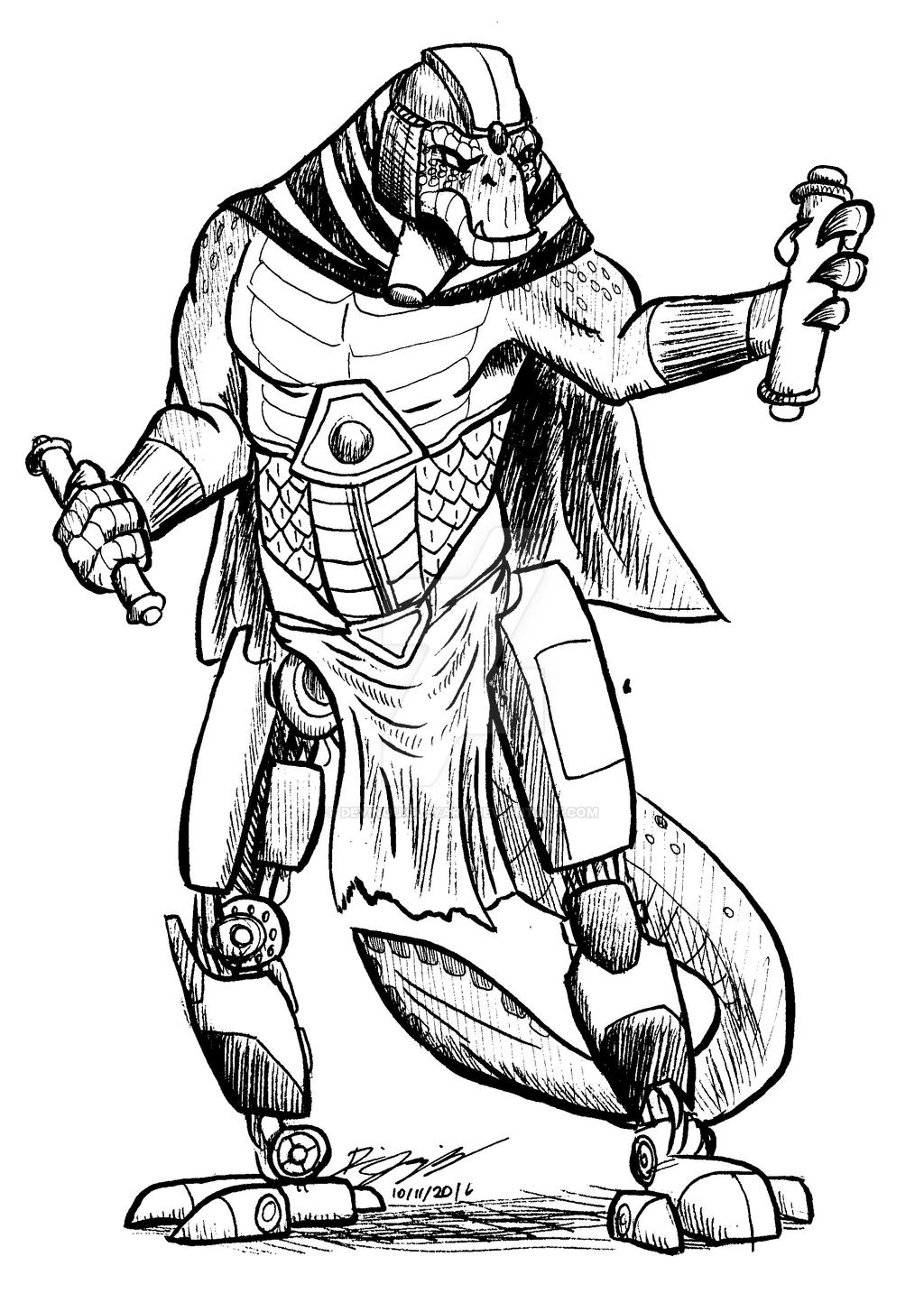 How to draw Egyptian Gods