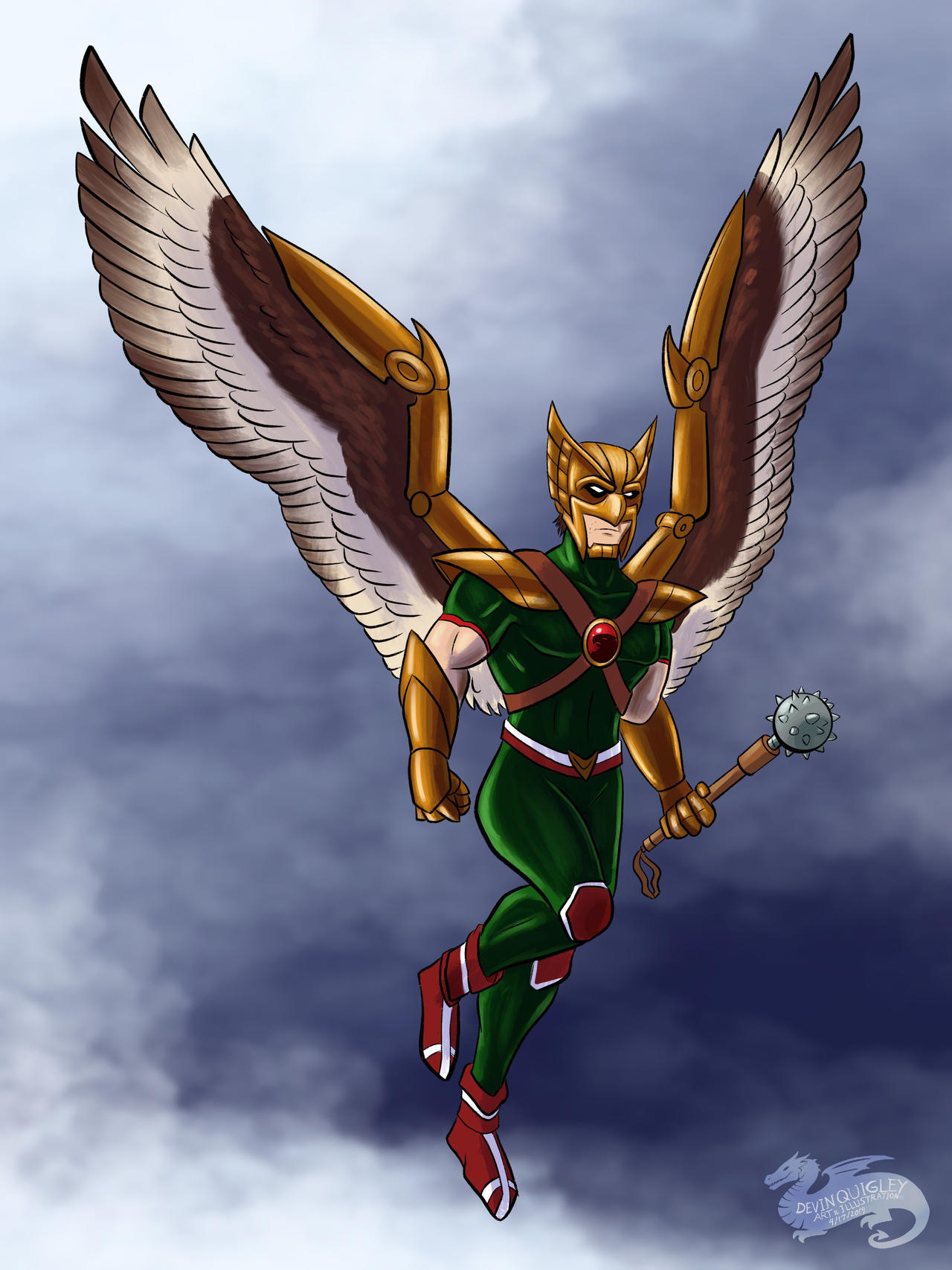 Hawkmn Hawkman 2019 by DevinQuigleyArt on DeviantArt