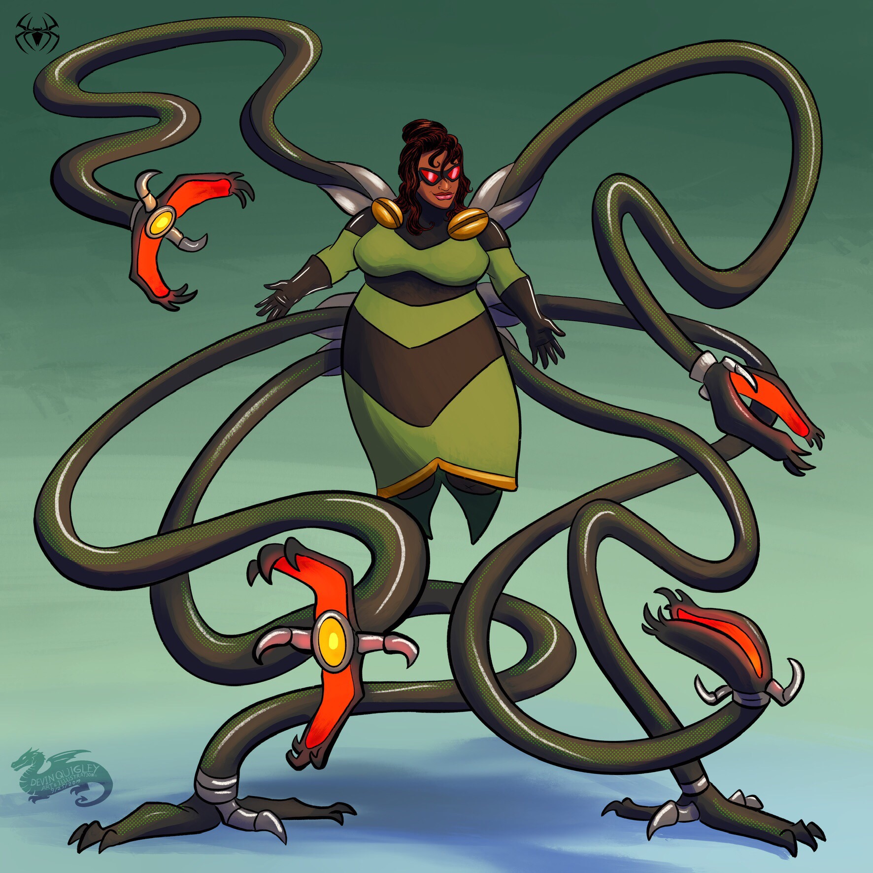 Octopus Ii Serena Patel AKA Doctor Octopus II by DevinQuigleyArt on DeviantArt