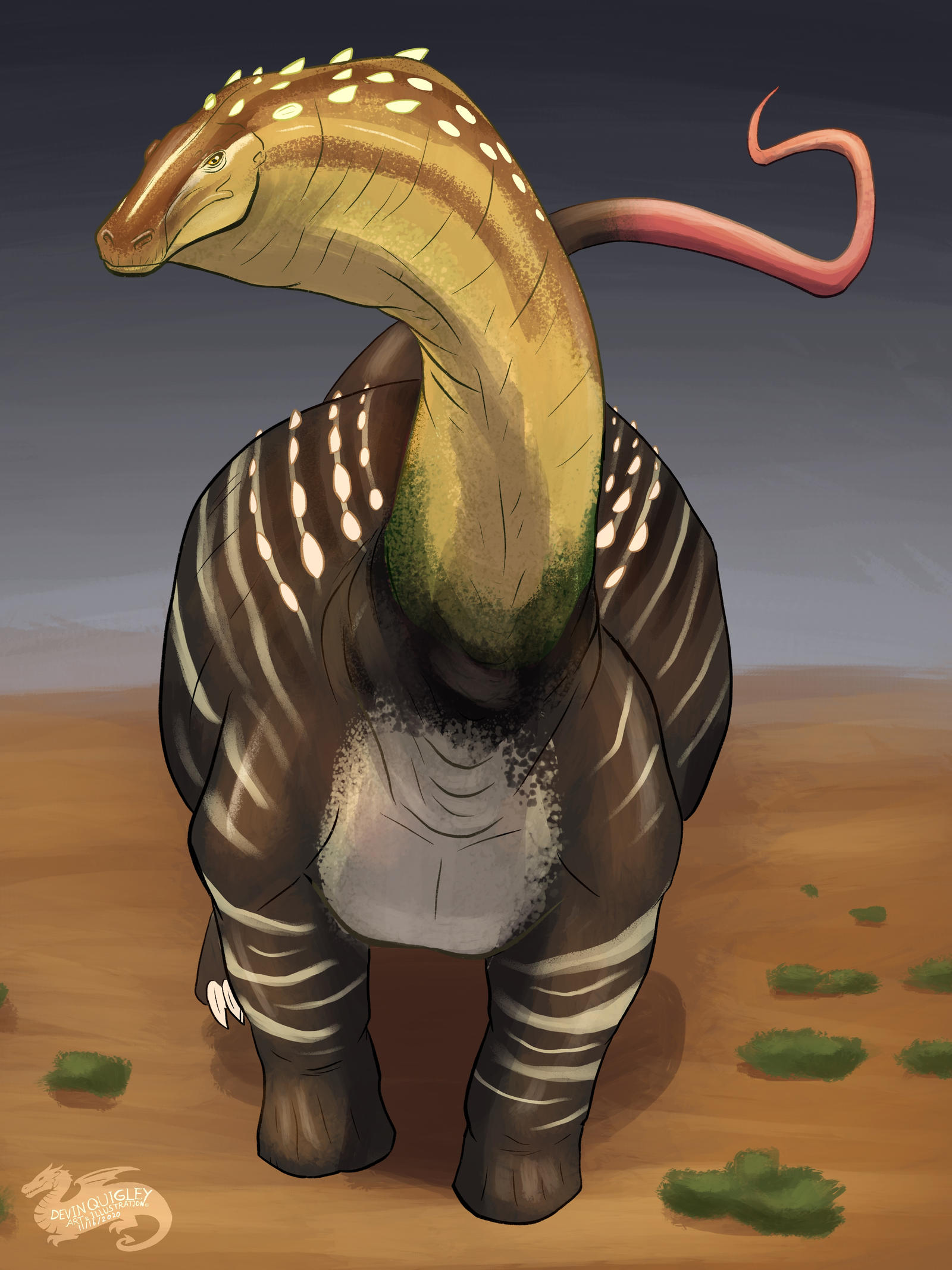 Saltasaurus Tooth Dinovember 2020, Saltasaurus by ProfLambeoVT on DeviantArt