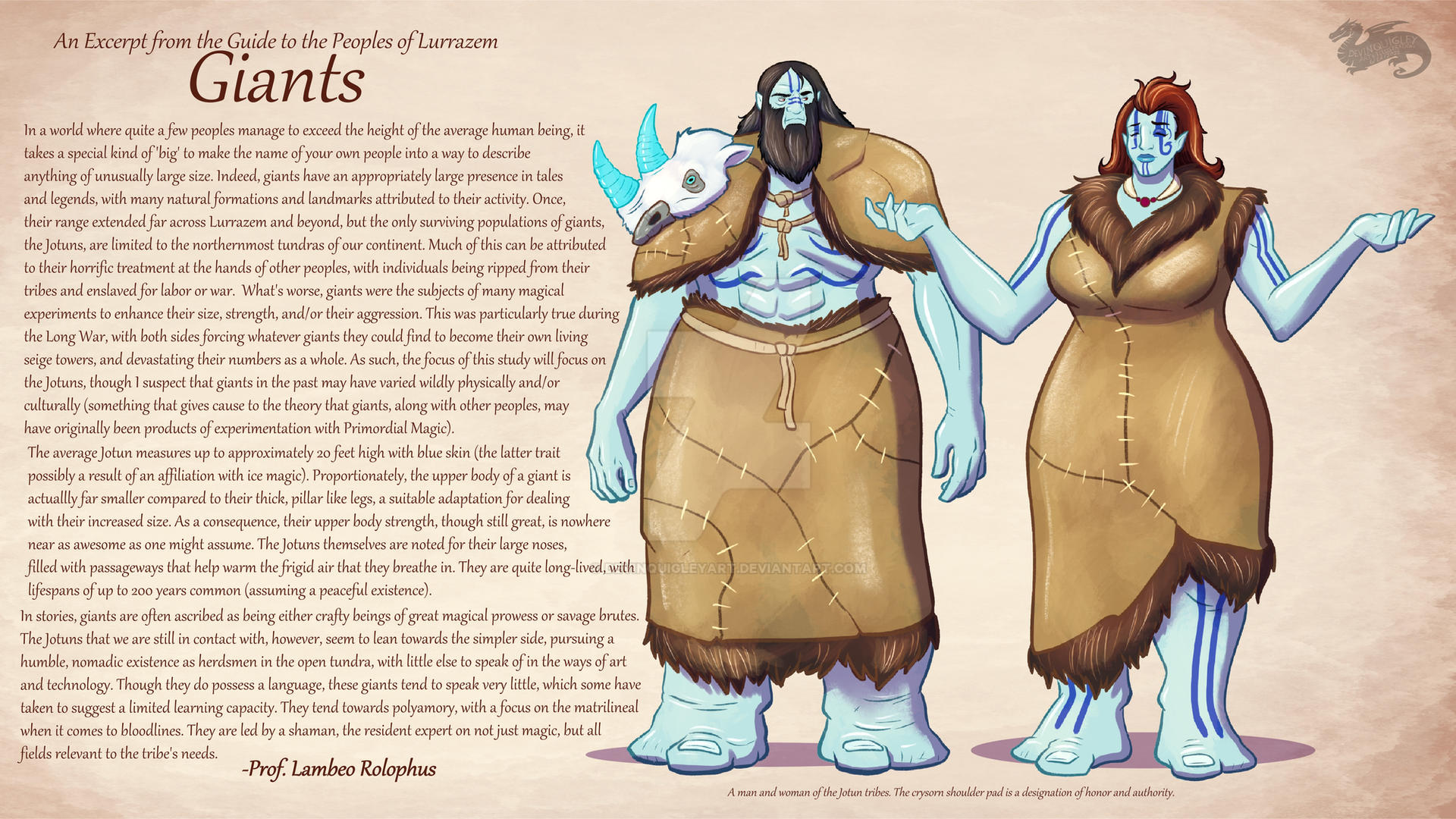 Guide to the Giants by DevinQuigleyArt on DeviantArt