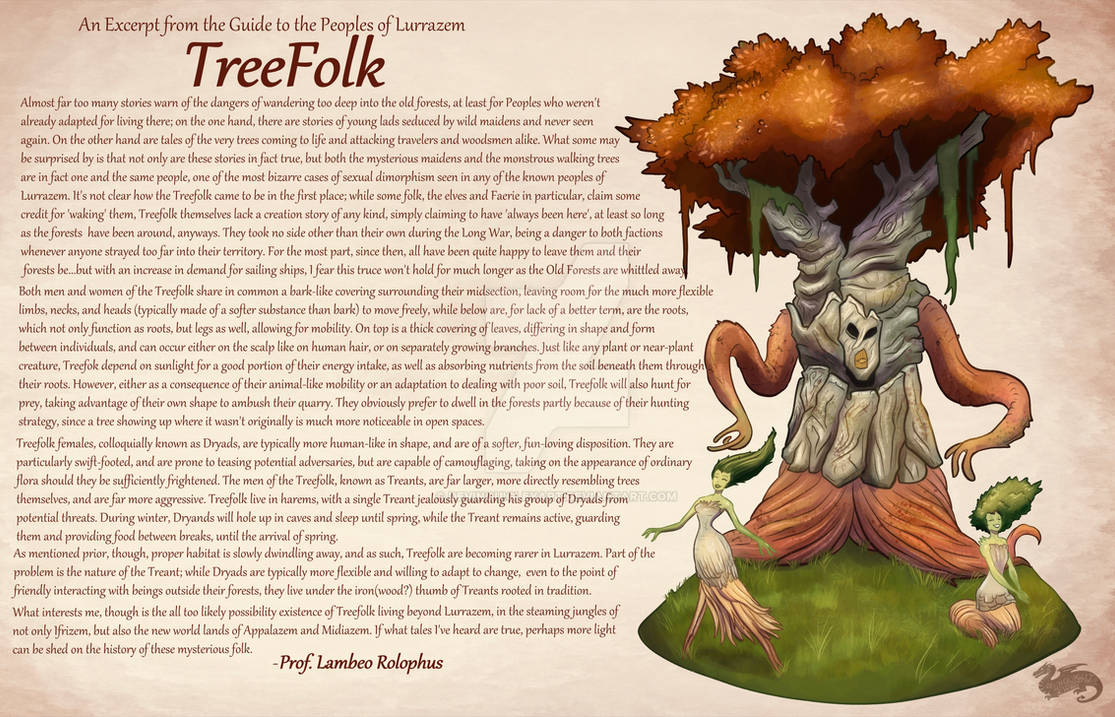 Guide to the Treefolk by DevinQuigleyArt on DeviantArt