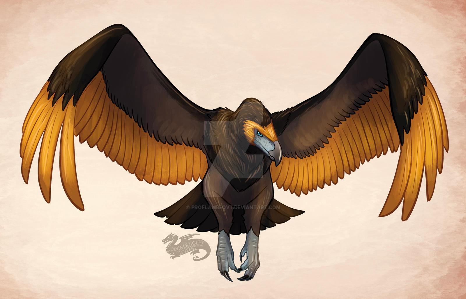 Paleovember 2022, Argentavis by ProfLambeoVT on DeviantArt